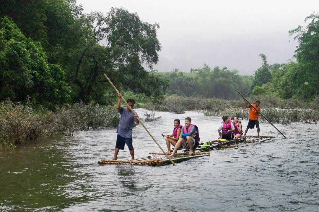 Immerse in Cambodia’s riverside culture from a bamboo raft